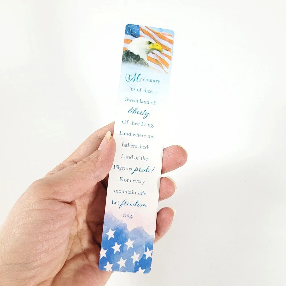 2015 America My Country Bookmark VFW Veterans Mission Vision Values- promotional
